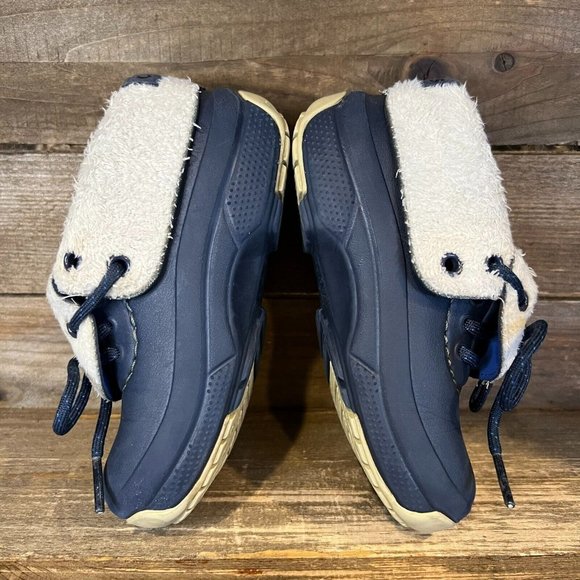 Childrens Crocs Blitzen Convertible Navy Blue Waterproof Snow Boots Size 8 C GUC - Picture 4 of 6